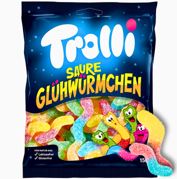 Trolli - Saure Glühwürmchen 150g